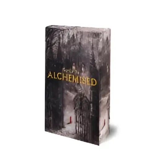 Donkere gotische hardcover van A Game of Thrones door George R.R. Martin in Alchemised – Senlinyu