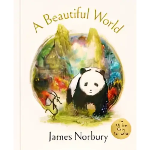 Prachtige kinderboekillustratie A Beautiful World door James Norbury met panda