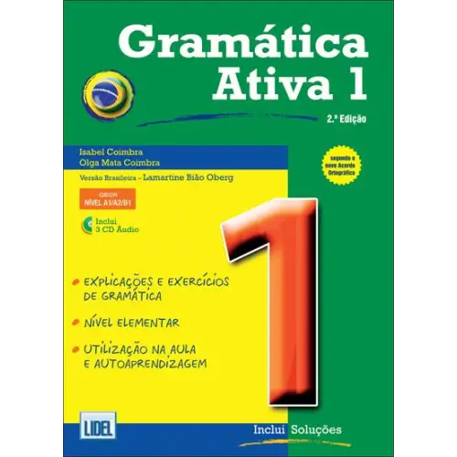 Gramática ativa - versao brasileira (segundo o novo acordo ortográfico) 1 - gramática ativa - versao brasileira
