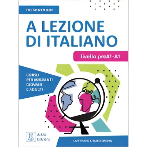 Vibrant meertalig boek A lezione di italiano PreA1/A1 voor beginners
