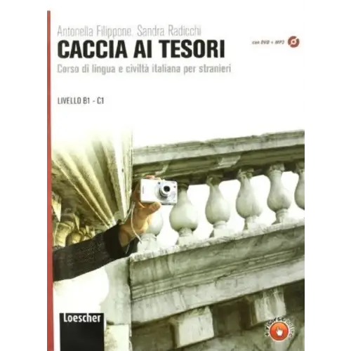 Caccia al tesori. Corso di lingua e civiltà italiana per stranieri manuale + dvd con mp3 - caccia al tesori. Corso di